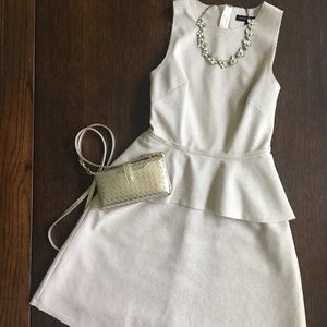 Banana Republic Canvas Peplum Dress with Pockets
